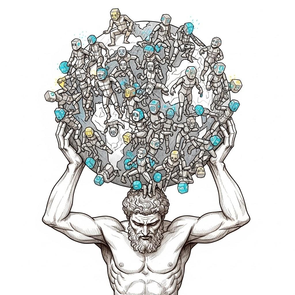 Cover image for The Atlas Method: 7 AI Agents Inside Copilot (And Why the Architecture Matters More Than the Hack)